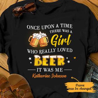 Personalized Once Upon A Time Beer T Shirt - Thegiftio UK
