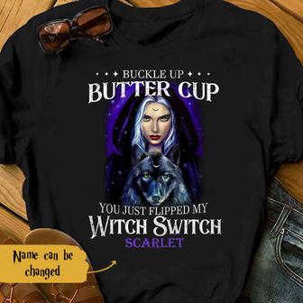 Personalized You Just Flipped My Witch Switch Halloween T Shirt - Thegiftio UK