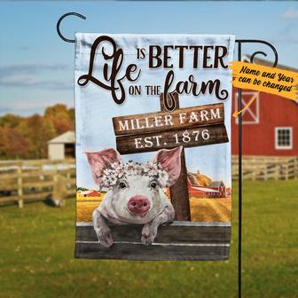 Personalized Farm Animal Garden Flag for Homeowners - Thegiftio UK