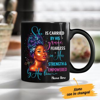 Personalized Carried By His Grace BWA God Mug - Thegiftio UK