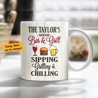 Personalized Backyard Patio Gardening Mug JL35 85O58 - Thegiftio UK