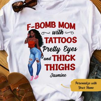 Personalized BWA Mom Tatoo T Shirt - Thegiftio UK