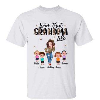 Half Leopard Pretty Woman Custom T-Shirt - Gift for Grandma - Thegiftio UK
