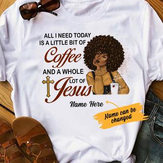 Personalized BWA Coffee A Little Bit Of T Shirt - Thegiftio UK