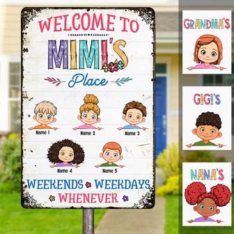 Personalized Vintage Metal Sign for Mom or Grandma - Thegiftio UK