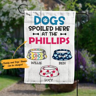 Personalized Dog Gardening Garden Flag for Pet Lovers - Thegiftio UK