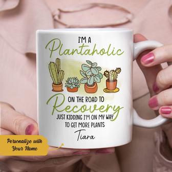 Personalized Plantaholic Recovery Mug - Thegiftio UK