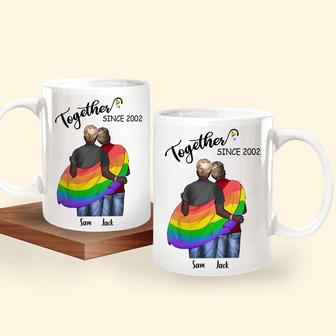 LGBT Couple Personalized Mug Together Since - Gift for Pride - Thegiftio UK