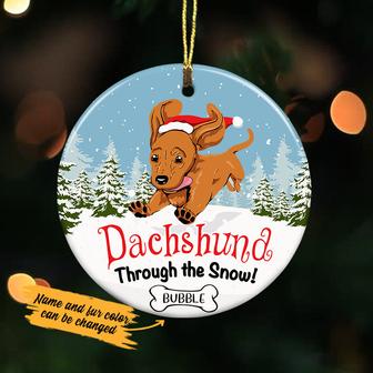 Personalized Dachshund Christmas Ornament - Thegiftio UK