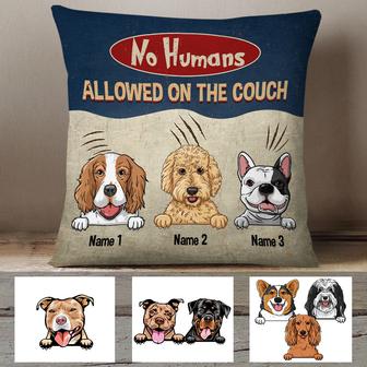 Personalized Dog No Humans Allowed Pillow - Thegiftio UK