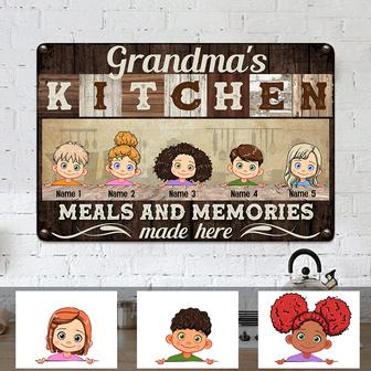Personalized Kitchen Metal Sign for Mom or Grandma - Thegiftio UK