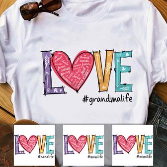 Personalized Grandma T Shirt - Thegiftio UK