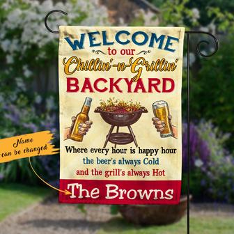 Personalized Garden Flag for Family Garden Lovers - Thegiftio UK