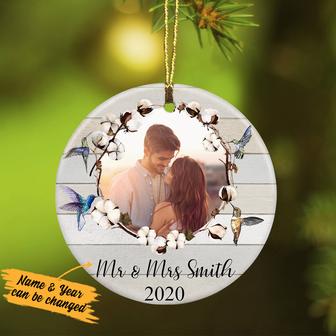 Personalized First Christmas Husband Wife Ornament - Thegiftio UK