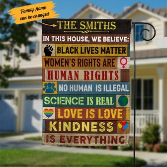 Personalized Garden Flag for Human Rights Advocates - Thegiftio UK