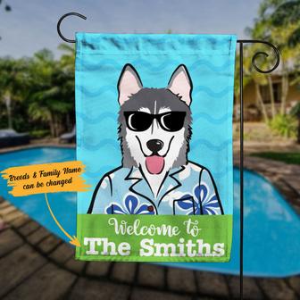 Personalized Dog Garden Flag for Pet Lovers - Thegiftio UK