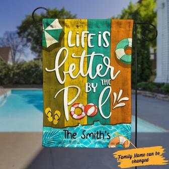 Personalized Funny Garden Flag for Pool Lovers - Thegiftio UK