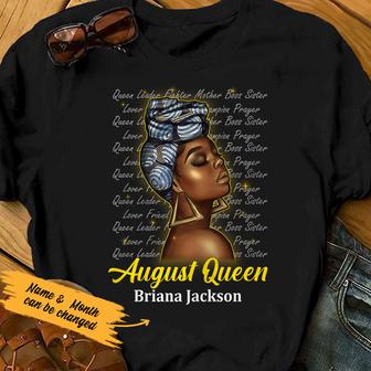 Personalized BWA August Queen T Shirt - Thegiftio UK