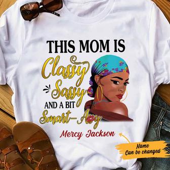 Personalized BWA Mom Classy Sassy T shirt - Thegiftio UK