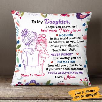 Personalized Mom Grandma To Daughter Poem Pillow - Thegiftio UK
