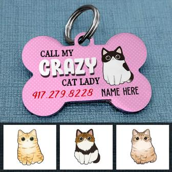 Personalized Dog ID Bone Tag for Cat Lovers - Thegiftio UK