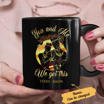 Personalized BWA Couple You And Me Got This Mug - Thegiftio UK