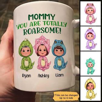 Grandma Mom You Are Roarsome Custom Mug - Gift for Grandma - Thegiftio UK