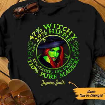Personalized Witch Pure Magick T Shirt - Thegiftio UK