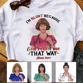 Personalized Nurse T Shirt - Thegiftio UK