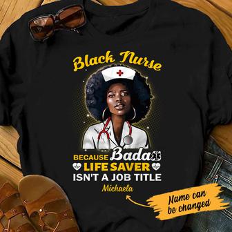 Personalized BWA Nurse Life Saver T Shirt - Thegiftio UK