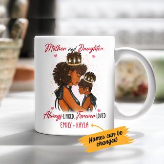Personalized BWA Mom And Daughter Queen Mug - Thegiftio UK