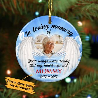 Personalized In Loving Memory Memorial Mom Ornament OB205 30O57 - Thegiftio UK