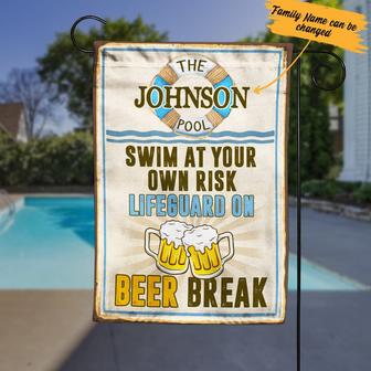 Personalized Garden Flag for Lifeguards - Thegiftio UK
