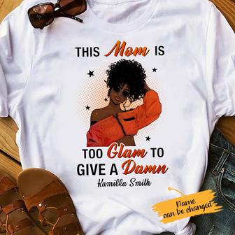 Personalized BWA Mom Too Glam T Shirt - Thegiftio UK