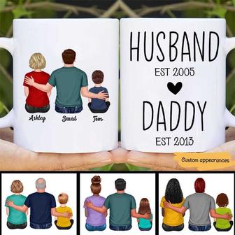 Husband Daddy Est Personalized Mug - Father's Day Gift - Thegiftio UK