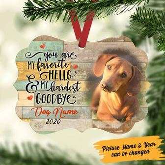 Personalized Dog Memorial MDF Benelux Ornament NB113 85O60 - Thegiftio UK