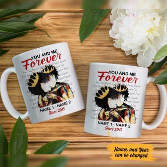 Personalized BWA Couple King - Thegiftio UK