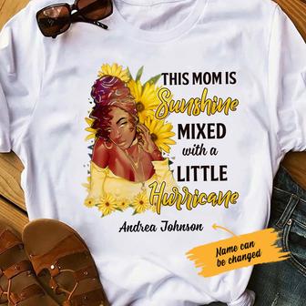 Personalized BWA Mom Sunshine Mixed T Shirt - Thegiftio UK