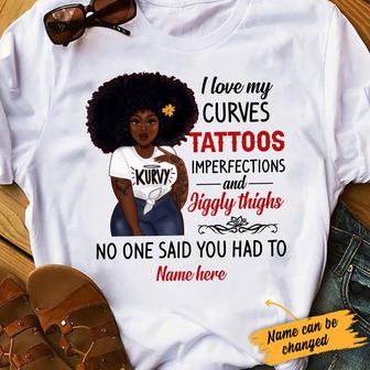 Personalized BWA Tattoos Imperfections T Shirt - Thegiftio UK