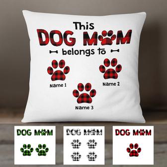 Personalized Dog Mom Belongs To Pillow for Dog Lovers - Thegiftio UK