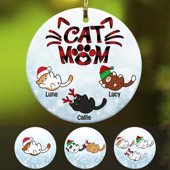 Personalized Cat Mom Christmas Ornament - Thegiftio UK