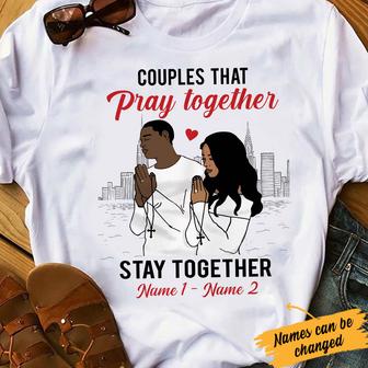 Personalized BWA Couple Christian T Shirt - Thegiftio UK