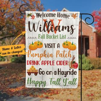 Personalized Garden Flag for Fall Hay Rides - Thegiftio UK