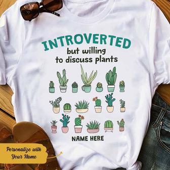Personalized Discuss Plant T Shirt - Thegiftio UK