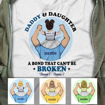 Personalized Dad Cannot Be Broken T Shirt - Thegiftio UK