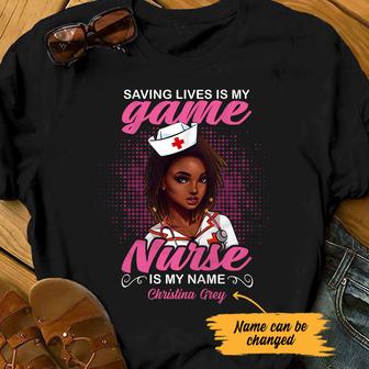 Personalized BWA Nurse My Game T Shirt - Thegiftio UK