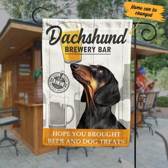 Personalized Garden Flag for Dachshund Lovers - Thegiftio UK