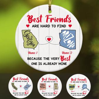 Personalized Best Friends Long Distance Ornament SB2433 30O47 - Thegiftio UK