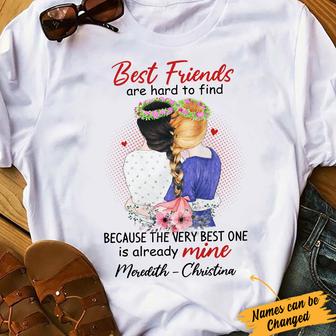 Personalized Girl Friends The Very Best One T Shirt - Thegiftio UK