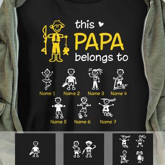 Personalized This Grandpa T Shirt - Thegiftio UK